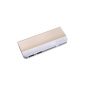 Lumsing 10400mAh Harmonica Style USB Port External Battery Power Bank battery charger for smartphones, Android Phones Tablets, iPad, iPhone, cell phone, PSP, GoPro, GPS - Champagne (Wireless Phone Accessory)