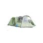 Skandika Nordland 6 person family tent with sewn-in groundsheet and 5,000 mm water column (equipment)