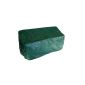 Cover for 2-seater bench 134cm green, PE (garden products)