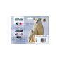 Epson T2616 ink cartridge polar bear, multipack, 4-color (Office supplies & stationery)