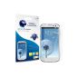 Pack of 3 Screen Protectors for Samsung Galaxy S3 Anti-trace / Anti-fingers (Accessory)