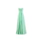 Dresstells Heart Bridesmaid Dresses chiffon prom dresses long evening dresses for youth size 34 mint green (Textiles)