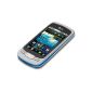 LG P500 Optimus One smartphone (Android 2.2, 3 MP camera, 8.1 cm (3.2 inch) touchscreen, 2GB memory card, 3.5 mm jack) blue / chrome (Electronics)