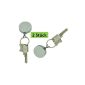 Rollmatik - the key chain stainless steel - 2 pieces (household goods)