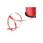 Topteam 230 meters double-sided satin ribbon for gift decoration red wedding anniversary (Kitchen)