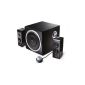 EDIFIER S330D 2.1 speaker system (72 watts) with cable remote control, black (Accessories)
