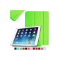 Fintie iPad Air 2 Case Superlight Shell Smart Cover Skin Case for Apple iPad Air 2 (iPad 6 6th Generation) - Ultra Thin Smart Cover with Stand Function and Auto Sleep / Wake function, Green
