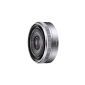 Sony SEL-16F28 16mm F2.8 E-mount lens silver (Camera)