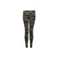 Fast Fashion - Military Camouflage Printed Leggings - Women (EUR (44-46), Green) (Clothing)