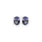 SchmuckMart - E451TAN - Female Ear Earrings - Silver 925/1000 Gr 0.79 - Tanzanite (Jewelry)