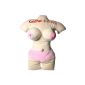 ST Rubber cushion female torso with slogan 'Kuschel-spare' 45 cm (Personal Care)