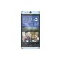 Eye Smartphone HTC Desire unlocked 4G (Screen: 5.2-inch 16 GB Single SIM Android 4.4 KitKat) Blue (Electronics)