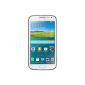 Samsung SM-C1150ZKAXEF Smartphone Unlocked 4G (8GB - Android 4.4 KitKat) White (Electronics)