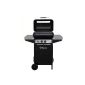 Tepro Lavasteingasgrill Irvine - Grill cart with wheels, black (garden products)
