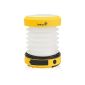 Ivation Lantern and Flashlight LED waterproof dynamo with retractable carrying handle, 2 lighting levels, which can also be used as an emergency charger for mobile phone with the crank or USB.  No batteries required, easy to store.  (Others)