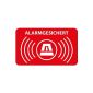 But sticker alarm system 5 x 3cm • Rectangular with rounded corners • Discreetly effective (Misc.)