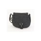 small fashionable handbag, Milla pocket, leatherette, gray (Luggage)