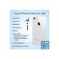 Apple iPhone 4S Battery Cover Back Cover Back Housing white with tool (electronics)