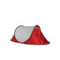 TENT 2,45m 2 persons red - beach tent Popup tent Automatic tent trekking tent