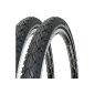 2 x bicycle tires Kenda puncture resistant 28 inch 28x1.75 47-622 700x45C K-Shield included 2 x hose with auto valve (Misc.)