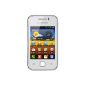 Samsung Galaxy Y S5360 Smartphone (7.62 cm (3 inch) display, touch screen, 2 megapixel camera, Android 2.3) pure-white (Wireless Phone Accessory)
