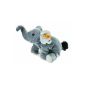 Steiff 281365 - Steiff's Mini Floppy Elephant Trampili, gray, 16 cm (toys)