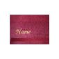 Shower towel terry 100% cotton 70 x 140 with name embroidered (Misc.)