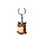 Owl Owl * keychains wooden (household goods)