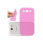 OneFlow PREMIUM - AERO-CASE made of transparent silicone (Ultra Slim) - for Samsung Galaxy S3 / S3 Neo (GT-i9300 / GT-i9301) - PINK (Electronics)