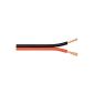 Wentronic role speaker cable (10m) red / black (Accessories)