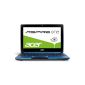 Acer Aspire One D270 25.7 cm (10.1 inch, matt) Netbook (Intel Atom N2600, 1.6GHz, 1GB RAM, 320GB HDD, Bluetooth, Win 7 Starter, 8h battery life) Blue (Personal Computers)