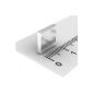 50 x neodymium magnetic square 10 x 10 x 2 mm, grade N52, nickel-plated, magnetized by 2 mm (Office supplies & stationery)