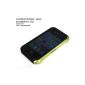 iPhone 4 Bumper green - bicolor Case Cover Shell Aluminum Apple iPhone 4 & 4S Startechnik - green (Electronics)