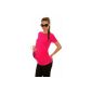 Happy Mama Maternity Pregnancy Baby Love Footprint cotton T-shirt Top 527 (Clothing)