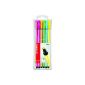 STABILO Pen 68 Case 6 neon colors - Premium felt pen (office supplies & stationery)