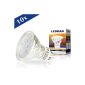 10x Ledman GU10 LED bulb 3.5 Watt - 120 ° viewing angle - 300lm - Warm White - 230 - 15 SMDs spotlight