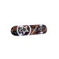 Hudora / 12170 Set skateboard / ABEC 3 Backpack Black / brown / white (Sports)