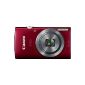 Canon IXUS 160 digital camera (20 megapixel, 8x optical, zoom, 16x Zoom Plus, 6.8 cm (2.7 inch) LCD display, HD Movie 720p) Red (Electronics)
