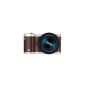 Samsung NX300 system camera (8.4 cm (3.3 inch) OLED touch screen, 20.3 megapixels, WiFi, HDMI, Full HD, SD card slot) incl. 18-55mm OIS lens i-Function Brown (Electronics)