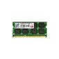 Transcend RAM 4GB DDR3 1066MHz SO-DIMM PC3-8500 CL7 (204-PIN, for laptops) (Personal Computers)