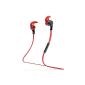 deleyCON SOUND TERS sports nano Bluetooth In-Ear Headphones [Black / Red] for mobile phone, PC, tablet, Apple iPhone / Mac, smartphone (Electronics)