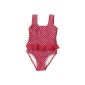 Playshoes girls swimsuit swimsuit 461 039 points of Playshoes with UV protection for standard 801 and Oeko-Tex Standard 100 (Textiles)