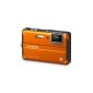 Panasonic Lumix DMC-FT2EG-D digital camera (14 megapixel 4x opt. Zoom, 6.8 cm display, image stabilizer, 10m waterproof) orange (Electronics)