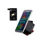 Map LuguLake Qi wireless charger receiver load Standard for Samsung Galaxy S5 SV Black (Electronics)