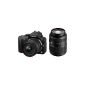 Panasonic Lumix DMC-G3WEG-K system camera (16 megapixels, 7.5 cm (3 inches) touch screen, elec. Viewfinder) body black incl. Lumix G Vario 14-42mm and 45-200mm lenses (Electronics)
