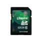 Kingston SD card SD10V / 32GB UHS-I SDHC / SDXC Class 10 - 32GB (Personal Computers)