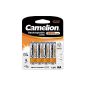 17025406 Camelion Rechargeable Battery 4 batteries R06 / AA / 2500 mAh blister (Accessory)