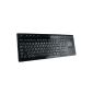 Logitech Cordless MediaBoard Pro for PS3 Wireless Bluetooth 2.0 Keyboard Integrated touchpad Compatible PS3 Qwerty Black (Accessory)