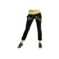 Sexy sweatpants in black and neon yellow from Crazy Age Size S-XXL (Textiles)