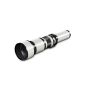 Walimex Pro 650-1300mm 1: 8-16 CSC-telephoto lens (95mm filter thread, IF) for Sony E lens mount white (accessory)